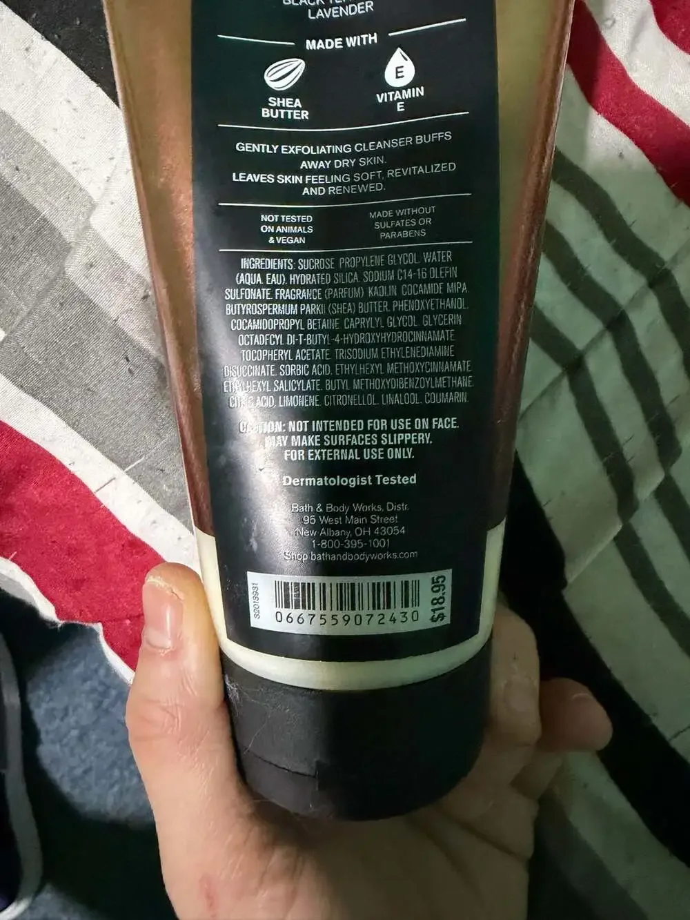 #204 B&BW Mahogany Teakwood Men's Collection Body Scrub